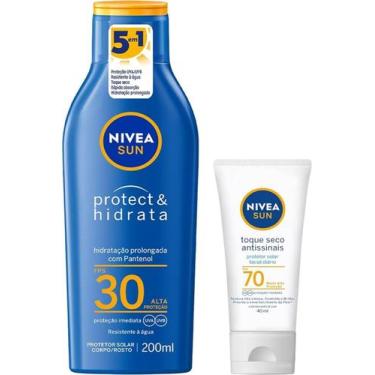 Imagem de NIVEA SUN Protetor Solar Protect & Hidrata FPS 30 200ml + NIVEA SUN Pr