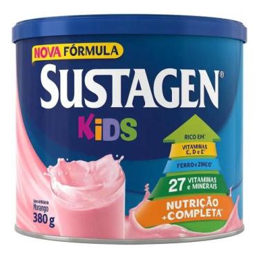 Imagem de Sustagen Fórmula Infantil Sabor Morango com 380g