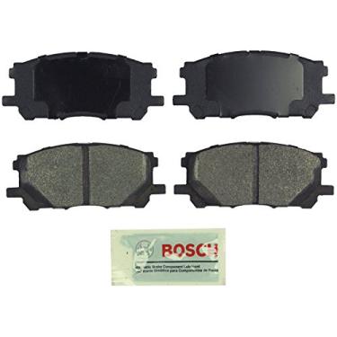 Imagem de BOSCH BE1005 Conjunto de pastilhas de freio a disco semimetálico azul - compatível com Lexus RX330, RX350, RX400h; Toyota Highlander; FRENTE