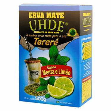 Imagem de Erva Mate para Tereré Sabor Menta e Limão UHDE 500g