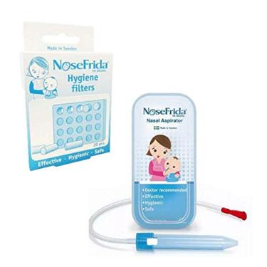 Imagem de Kit Filtro Descartável e Aspirador nasal para bebês - Nosefrida