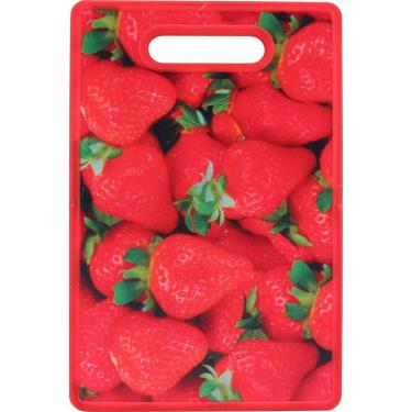 Imagem de TÁBUA CULINÁRIA 1x30x20cm PLÁSTICO VERMELHO