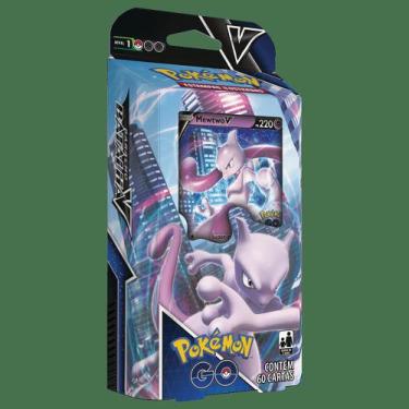 Cartas Pokémon go Starter Deck Cards Batalha Mewtwo V Copag em