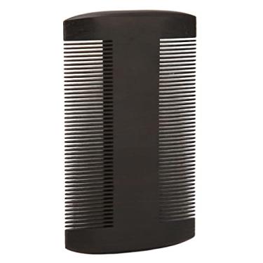Imagem de Pente para barba, pente para bigode e dentes finos portáteis de dupla face para viagens em casa para tosa