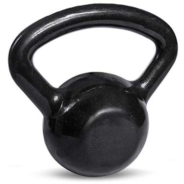 Imagem de Kettlebell 18kg Emborrachado Ferro Fundido Yangfit