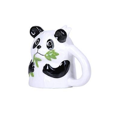Imagem de Pacific Giftware Topsy Turvy Panda Expresso Caneca Adorável De Cabeça Para Decoração De Escritório Doméstico
