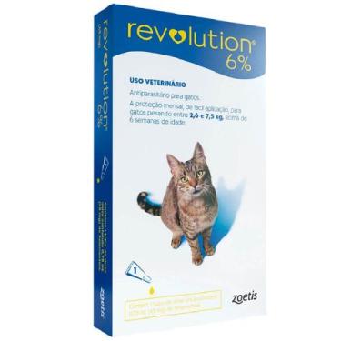 Imagem de Revolution 6% Para Gatos De 2,6 Á 7,5 Kg - Zoetis
