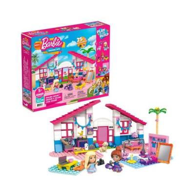 Imagem de Blocos De Montar Mega Construx - Barbie Building Sets - Casa Malibu -