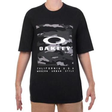 Imagem de Camiseta Oakley D.N.A Oversized Tee Masculina Preto