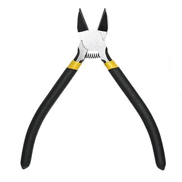 Imagem de Qudai Japão Tipo Alicate De Plástico De Aço De Alto-carbono Diagonal Alicate De Corte De Jóias Fio Elétrico Nipper 150mm 6 "Cortadores De Cabo De Corte De Lados Snips Ferramenta De Hardware NP