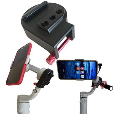 Imagem de Peastrex OM 6 5 Barra de extensão adaptadora de anel de montagem para microfone Cold Shoe para DJI OM 6 5 aplicado ao microfone de vídeo, holofote LED, vlogging