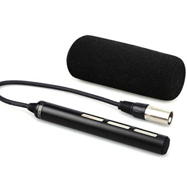 Imagem de Kiorafoto Microfone para câmera de vídeo Sony HXR-NX30, HXR-NX70, HXR-NX5, DSR-PD170, HVR-A1, HDR-AX2000, substitui ECM-XM1