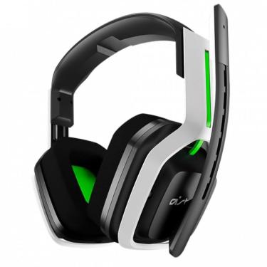 Imagem de Headset Gamer Logitech xbox astro A20 Bluetooth 939-001883-V Branco e Verde