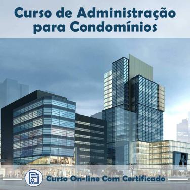 Imagem de Curso online em videoaula de como funciona Administração para Condomínios com Certificado + 2 brindes