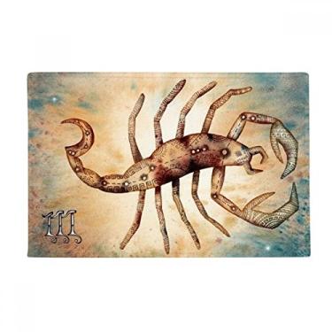 Imagem de DIYthinker Novembro, outubro, Escorpião, Constelação do Zodíaco, Tapete antiderrapante para porta de banheiro