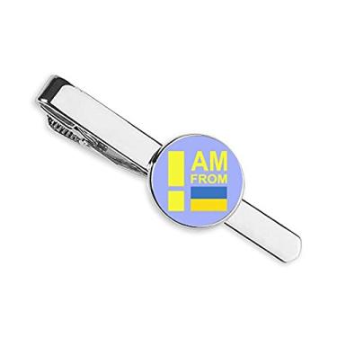 Imagem de Clipe de gravata I Am From Ukraine para presente de homem de negócios