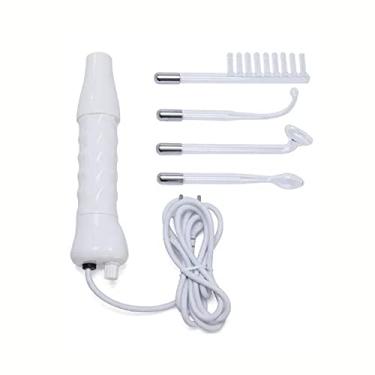 Imagem de HongHong Alta Frequência Portátil Facial e Capilar C/4 Eletrodos, Tratamento de Rugas e Acne, Branco