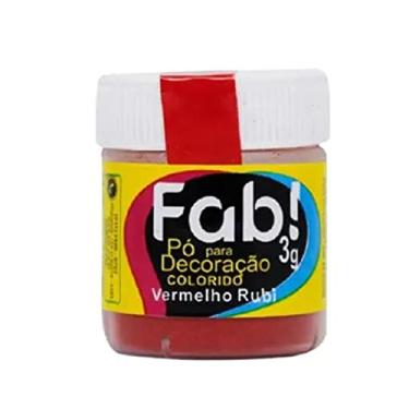 Imagem de Corante Tinta Pó Comestível P/Bolo Vermelho Rubi