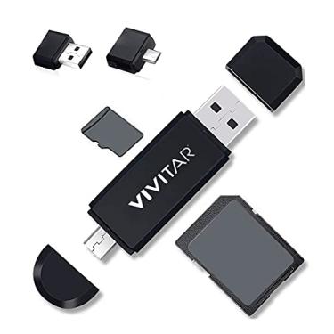 Imagem de Leitor e Gravador Vivitar com entradas para cartões de memória SD/SDHC e MicroSD