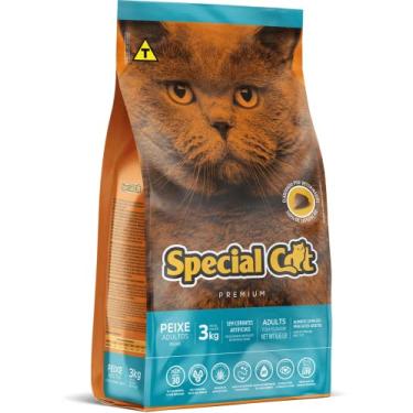 Imagem de Ração Special Cat Premium Peixe Adultos 3Kg