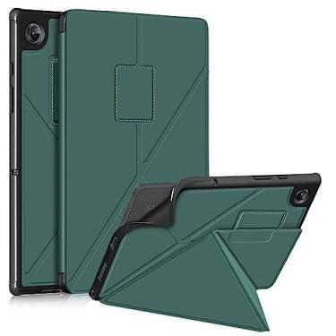 Imagem de Tablet protetor PC Capa Para Samsung Galaxy Tab A8 2021 SM-X200 Tablet Case, Slim Stand PC Hard Back Shell Protective Smart Cover Case, Multi-Viewing Angles Folio Case Cover Auto Sleep/Wake (Color :