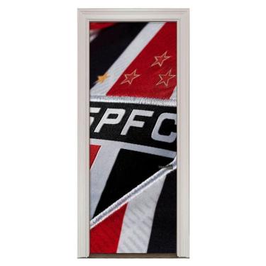 Imagem de Adesivo Vinil Para Portas Futebol São Paulo Fc
