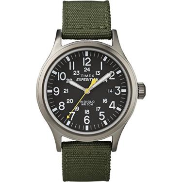 Imagem de Relógio masculino Timex Expedition Scout 40, Verde/Cinza