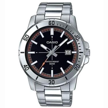 Imagem de Relógio CASIO Masculino MTP-VD01D-1E2VUDF Analógico Prata