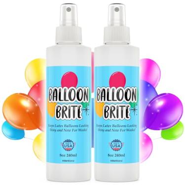 Imagem de Berkland [2 Pack - 16 oz total] Balloon High Shine Spray para Balões de Latex - Spray de Brilho para Acabamento Elegantemente Brilhante em Minutos - Formulação à Base de Silicone Feita nos EUA