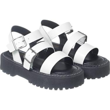 Imagem de Sandália Papete Plataforma Tratorada Birken 2 Fivelas