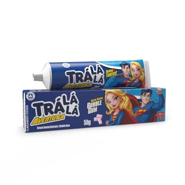 Imagem de Trá Lá Lá Creme Dental Liga Da Justiça Aventura Kids - Bubble Gum (50G)