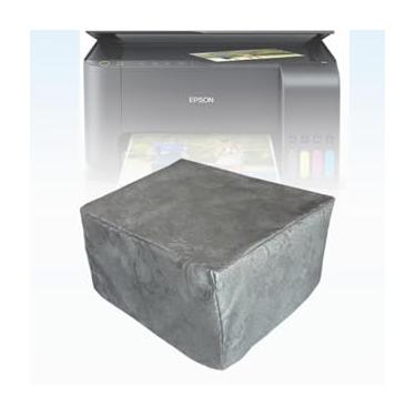 Imagem de CAPA PARA IMPRESSORA EPSON ECOTANK L3250 L3210 IMPERMEÁVEL FLEX (Cinza)