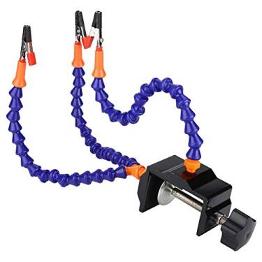 Imagem de Estação de Solda Ajustável Com 3 Braços, Clipe de Mesa, Estação de Solda para Reparo de Eletrônicos (Lupa incluída)