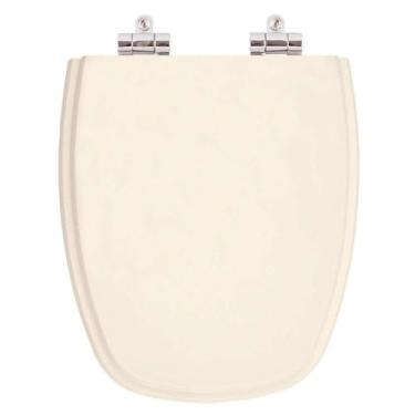 Imagem de Assento Sanitário Poliester Soft Close Monte Carlo Amendoa para Vaso Deca