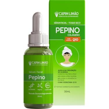 Imagem de Serum Facial Pepino Antiolheiras Capim Clinical 30ml Com Colageno e Coenzima Q10