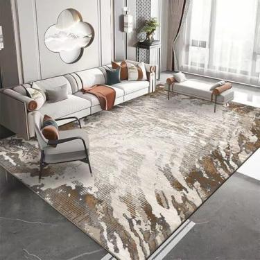 Imagem de Tapetes leves de luxo para sala de estar, moderno, corredor, sofá, tapetes laterais, decoração, casa, grande, chão, quarto, vestiário, tapete, sem fiapos, 9.120 x 200 cm, 47 x 78,7 pol.