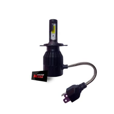 Imagem de Par Lâmpada Led H4 Com Cooler Super Branca Cyber 36W