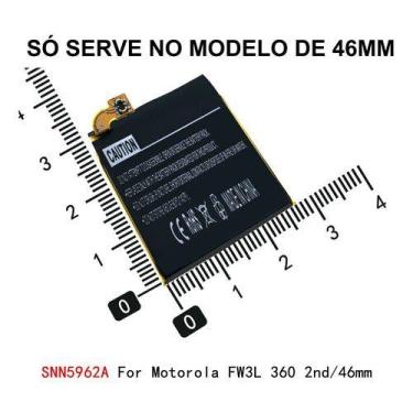 Imagem de Bateria Para  Moto 360 2 Geração 46 Mm - KMIG