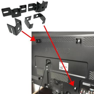 Imagem de Suporte Fixo Para Tv Samsung Q8cn Q7fn 55 65 75 Polegadas - Estarlich