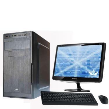 Imagem de Computador Workstation I5, 8GB, SSD 240GB, Completo com Monitor 17" - 