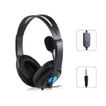 Imagem de Fone De Ouvido Headset Estéreo Para P-4 com Microfone P3 - Knup