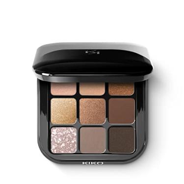 Imagem de KIKO MILANO, New Glamour Multi Finish Eyeshadow Palette, Paleta de Sombras, Cor 01 Earth Tones
