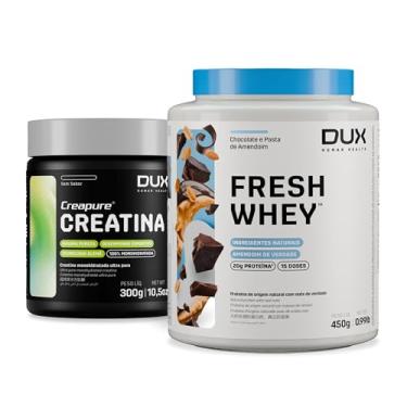 Imagem de Whey Protein FreshWhey 450g + Creatina 300g Dux Nutrition (Chocolate e Pasta de Amendoim)