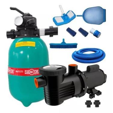 Imagem de Filtro Dfr 12 Dancor Com Bomba 1/3 Weg Bivolt Com Kit Limpeza