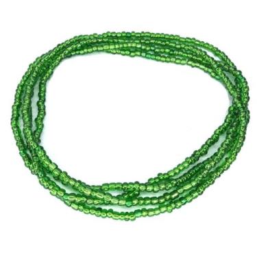 Imagem de Guia Verde Cristal Proteção Total Oxossi Fio de Contas 60 cm - Flash