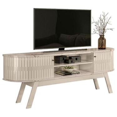 Imagem de Rack Bancada Valência Calacata Off White  Madetec