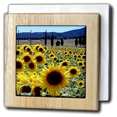 Imagem de 3dRose Porta-guardanapos de girassol, 15,24 cm (6")