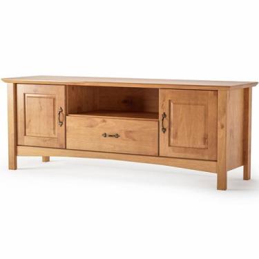 Imagem de Rack para TV 60 Polegadas 2 Portas 100% Madeira Maciça Bella - MPO Móv