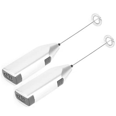 Imagem de Liquidificador manual elétrico Ovente Electric Immersion Hand Blender Silver Handheld Electric Eggbeater Coffeek Espumador Mixer Liquidificador Utensílios de Cozinha Doméstica