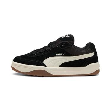 Imagem de PUMA Park Lifestyle SK8 Tênis masculino, cinza escuro, marfim escuro, 42, Preto fosco marfim, 43